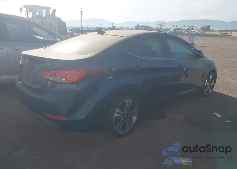 2014 Hyundai Elantra Sport из США, поврежденный, VIN KMHDH4AH5EU167794